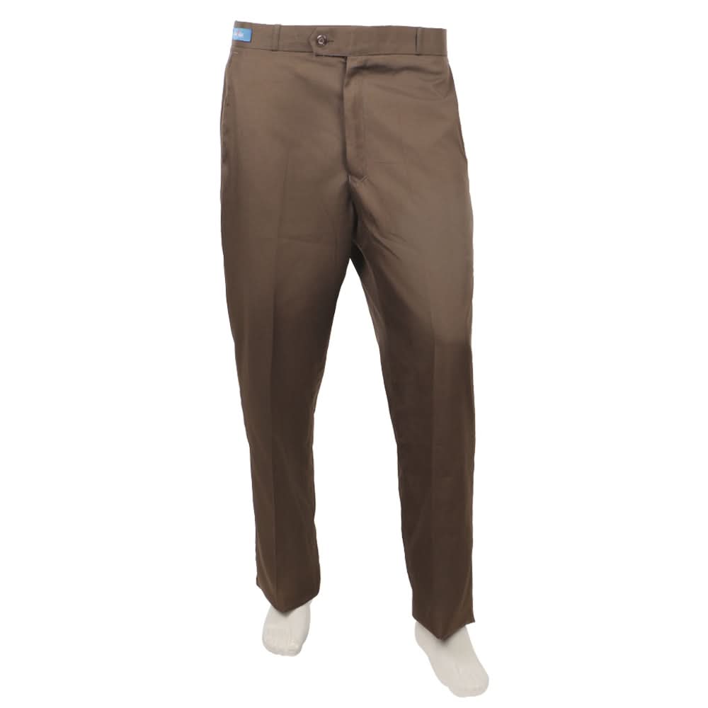 Men's Formal Dress Pant - Dark Brown, Men's Formal Pants, Chase Value, Chase Value
