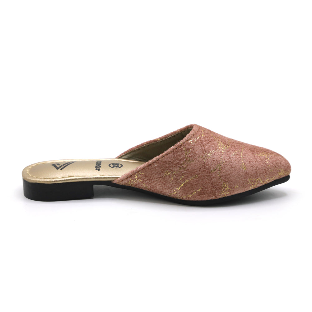 Girls Backless Pump - Peach, Girls Backless Pump, Chase Value, Chase Value