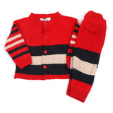 Newborn Boys Sweater Suit - Red & Navy Blue, Newborn Boys Sets & Suits, Chase Value, Chase Value