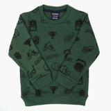 Boys Sweatshirt - Dark Green, Boys Hoodies & Sweat Shirts, Chase Value, Chase Value