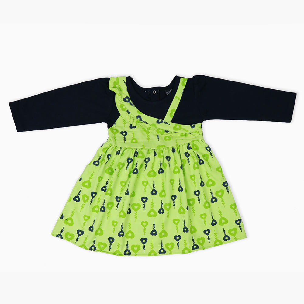 Girls Frock - Light Green, Girls Frocks, Chase Value, Chase Value