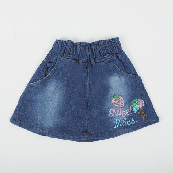 Newborn Girls Skirt - Blue, Newborn Girls Shorts Skirts & Pants, Chase Value, Chase Value