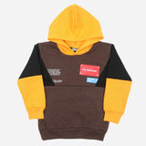 Boys Full Sleeves Hoodie - Brown, Boys Hoodies & Sweat Shirts, Chase Value, Chase Value