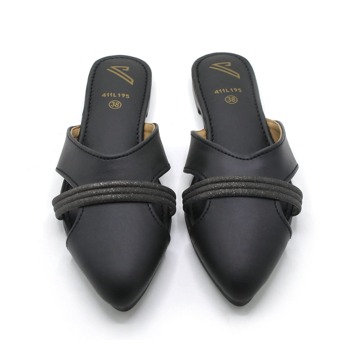 Valuable Women's Backless Pump - Black, Women Backless Pumps, Chase Value, Chase Value