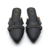 Valuable Women's Backless Pump - Black, Women Backless Pumps, Chase Value, Chase Value