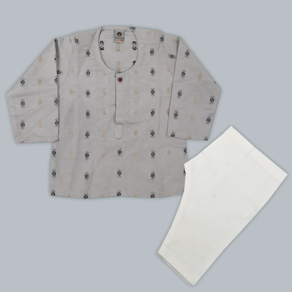 Newborn Boys Shalwar Suit - Grey, Newborn Boys Shalwar Suits, Chase Value, Chase Value