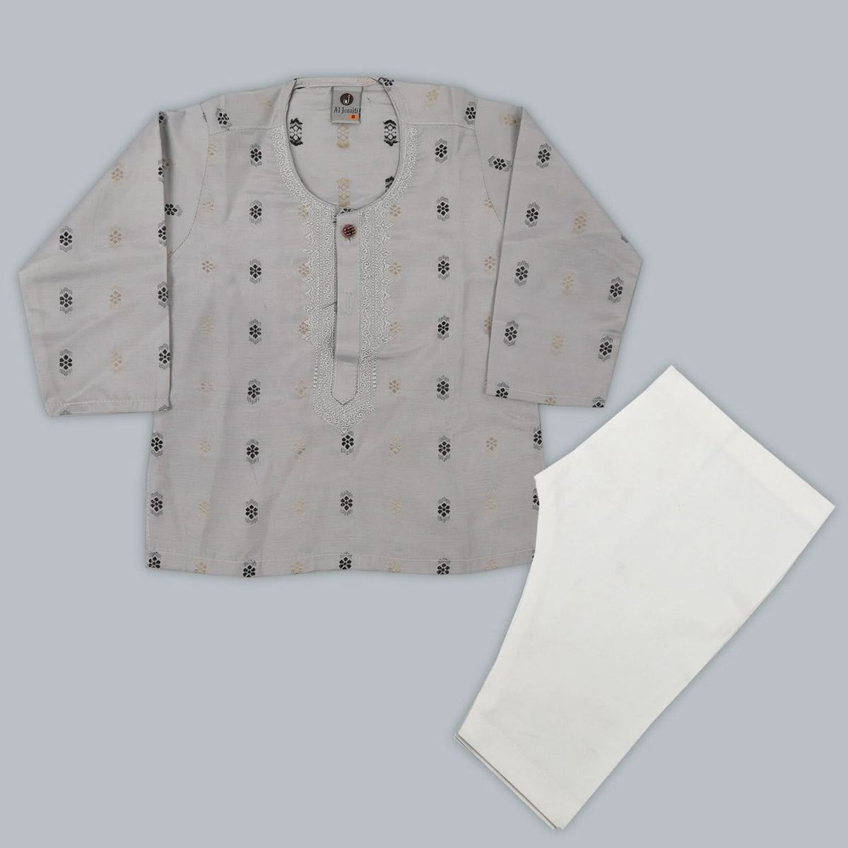 Newborn Boys Shalwar Suit - Grey, Newborn Boys Shalwar Suits, Chase Value, Chase Value