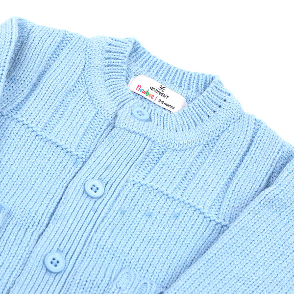 Eminent Newborn Boys Sweater Suit - Sky Blue