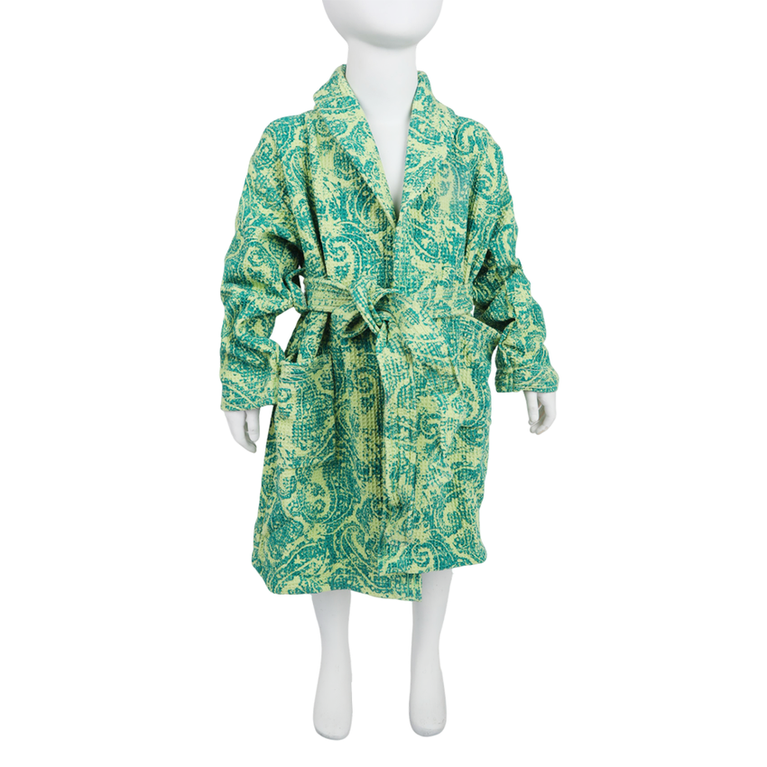 Eminent Kids Bathrobe Shawl - Green