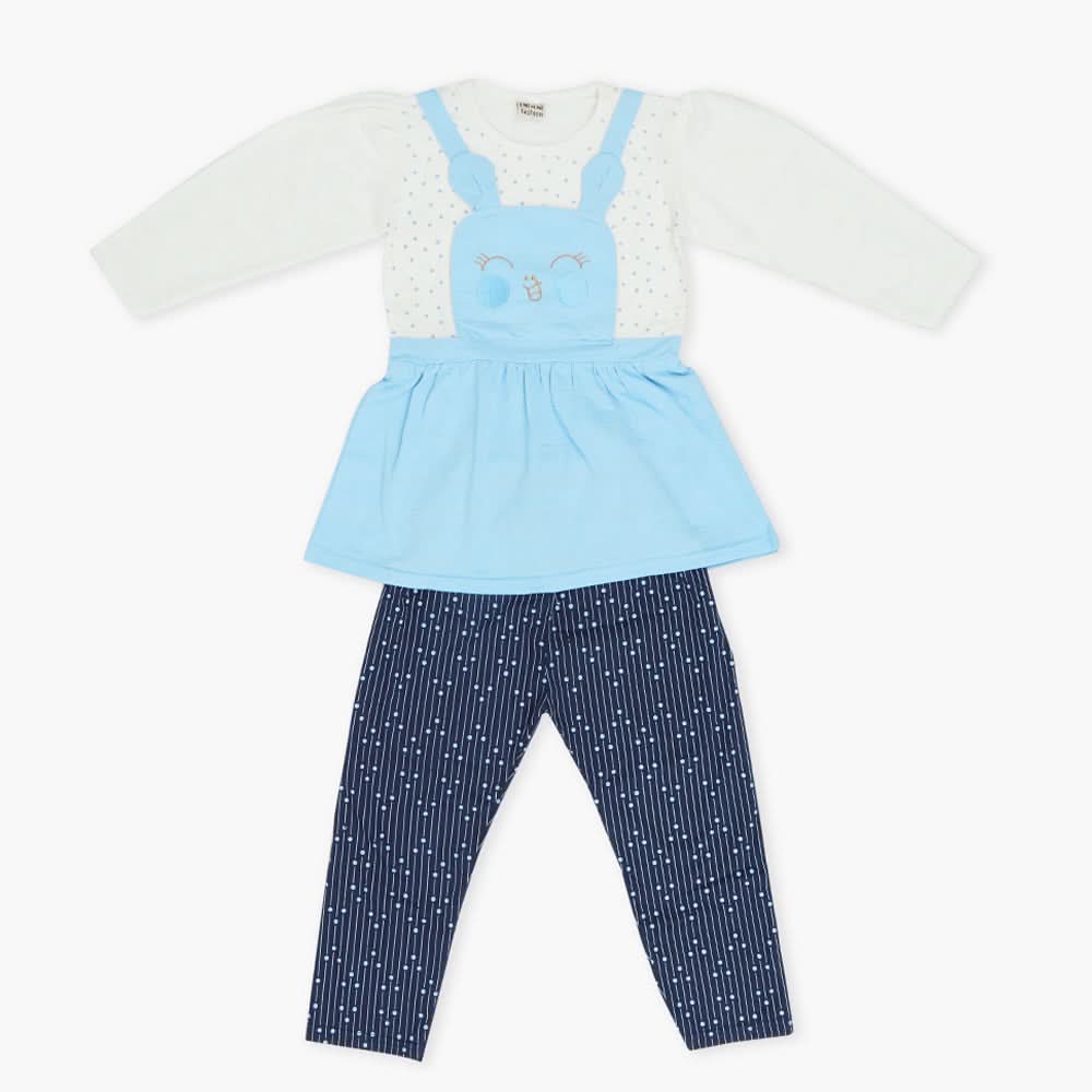 Girls Tights Suit - Light Blue, Girls Suits, Chase Value, Chase Value