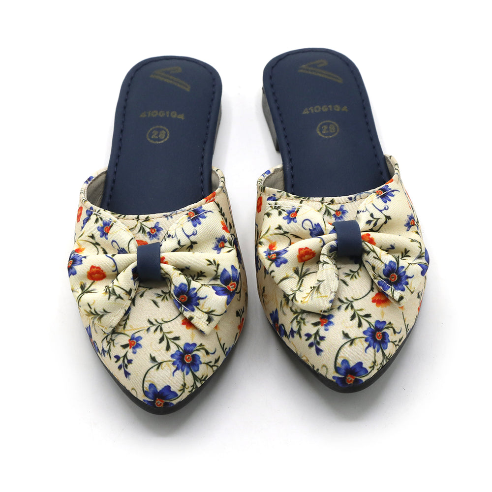 Girls Backless Pump - Blue, Girls Backless Pump, Chase Value, Chase Value