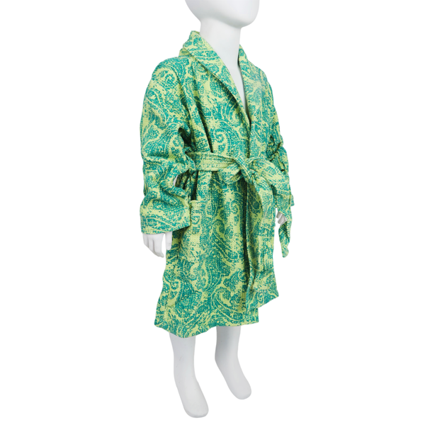 Eminent Kids Bathrobe Shawl - Green