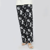 Women's Printed Trouser - Black, Women Pants & Tights, Chase Value, Chase Value