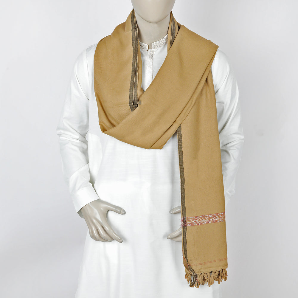 Men's Shawl - Dark Brown, Men's Shawls & Mufflers, Chase Value, Chase Value