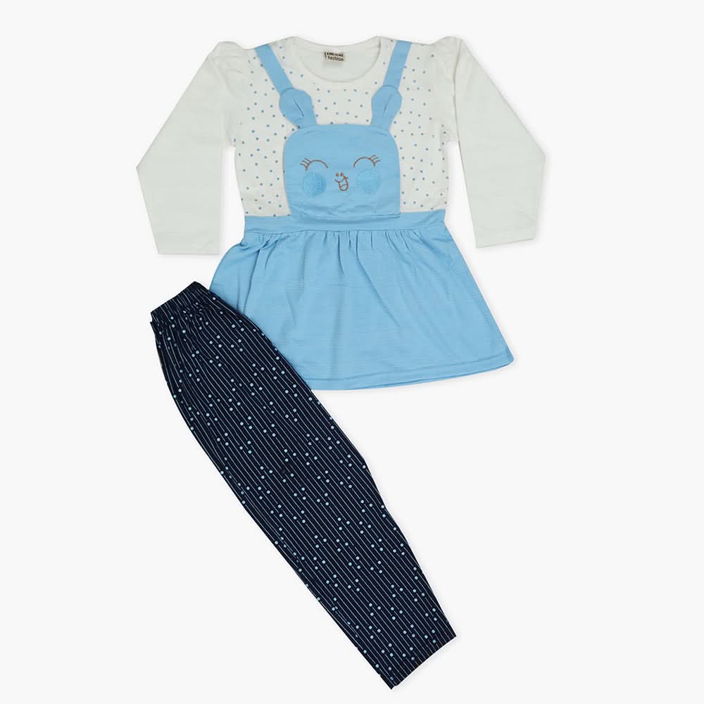 Girls Tights Suit - Light Blue, Girls Suits, Chase Value, Chase Value