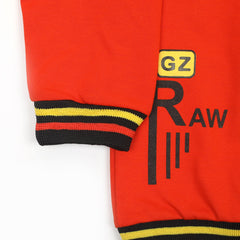 Boys Full Sleeve SweatShirt - Orange