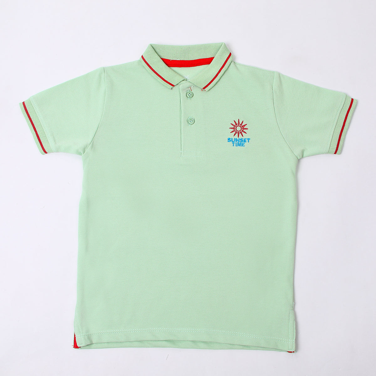 Eminent Boys Half Sleeves Polo T-Shirt - Greyish Green, Boys T-Shirts, Eminent, Chase Value