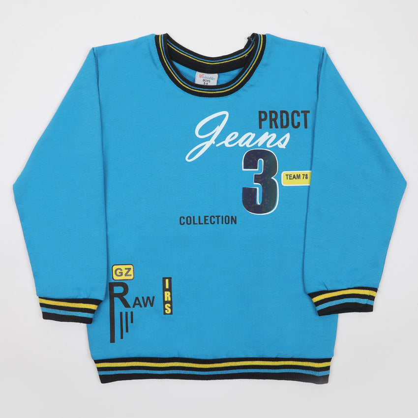 Boys Full Sleeve SweatShirt - Blue