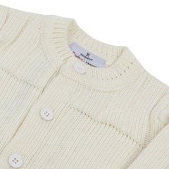 Eminent Newborn Boys Sweater Suit - Off White