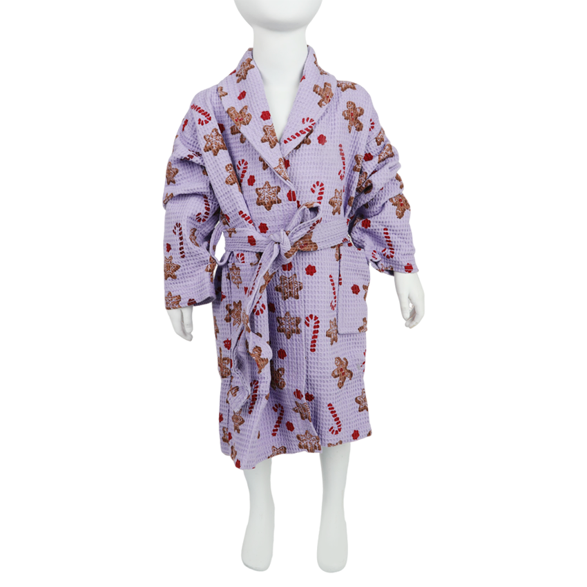 Eminent Kids Bathrobe Shawl - Purple