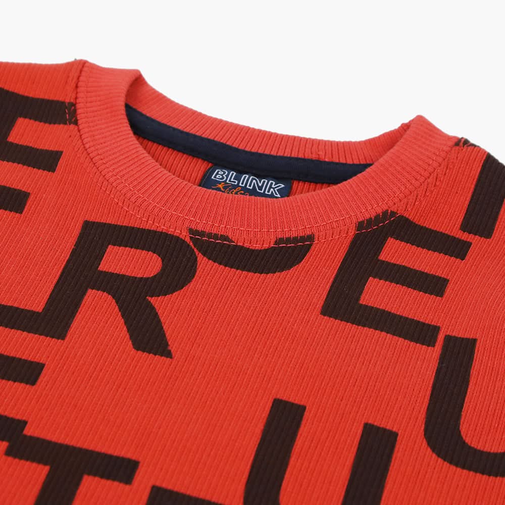 Boys Sweatshirt - Orange, Boys Hoodies & Sweat Shirts, Chase Value, Chase Value