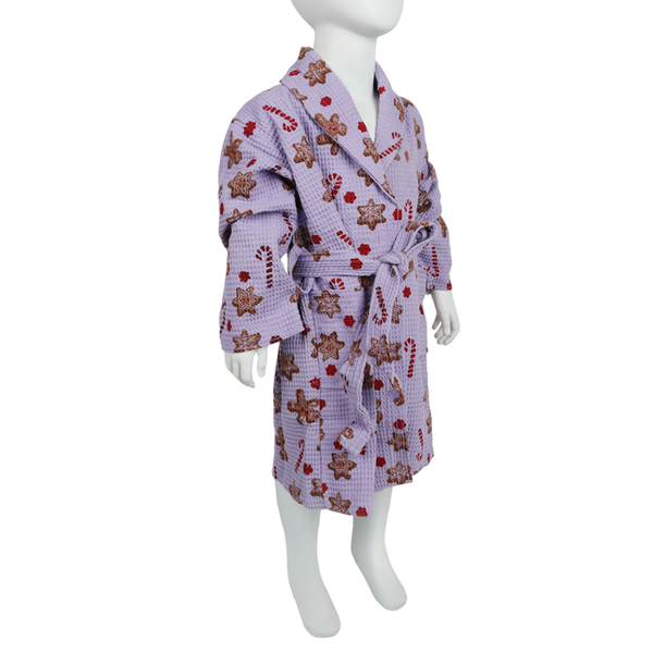 Eminent Kids Bathrobe Shawl - Purple