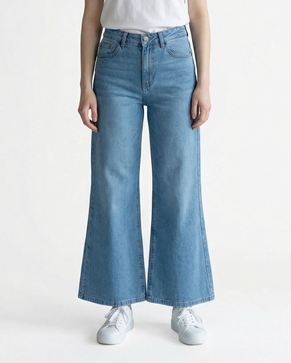 Women’s Flared Denim Pant, Women Pants & Tights, Chase Value, Chase Value