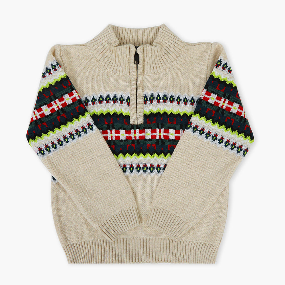 Eminent Boys Mock Neck Sweater - Fawn, Boys Sweaters, Eminent, Chase Value