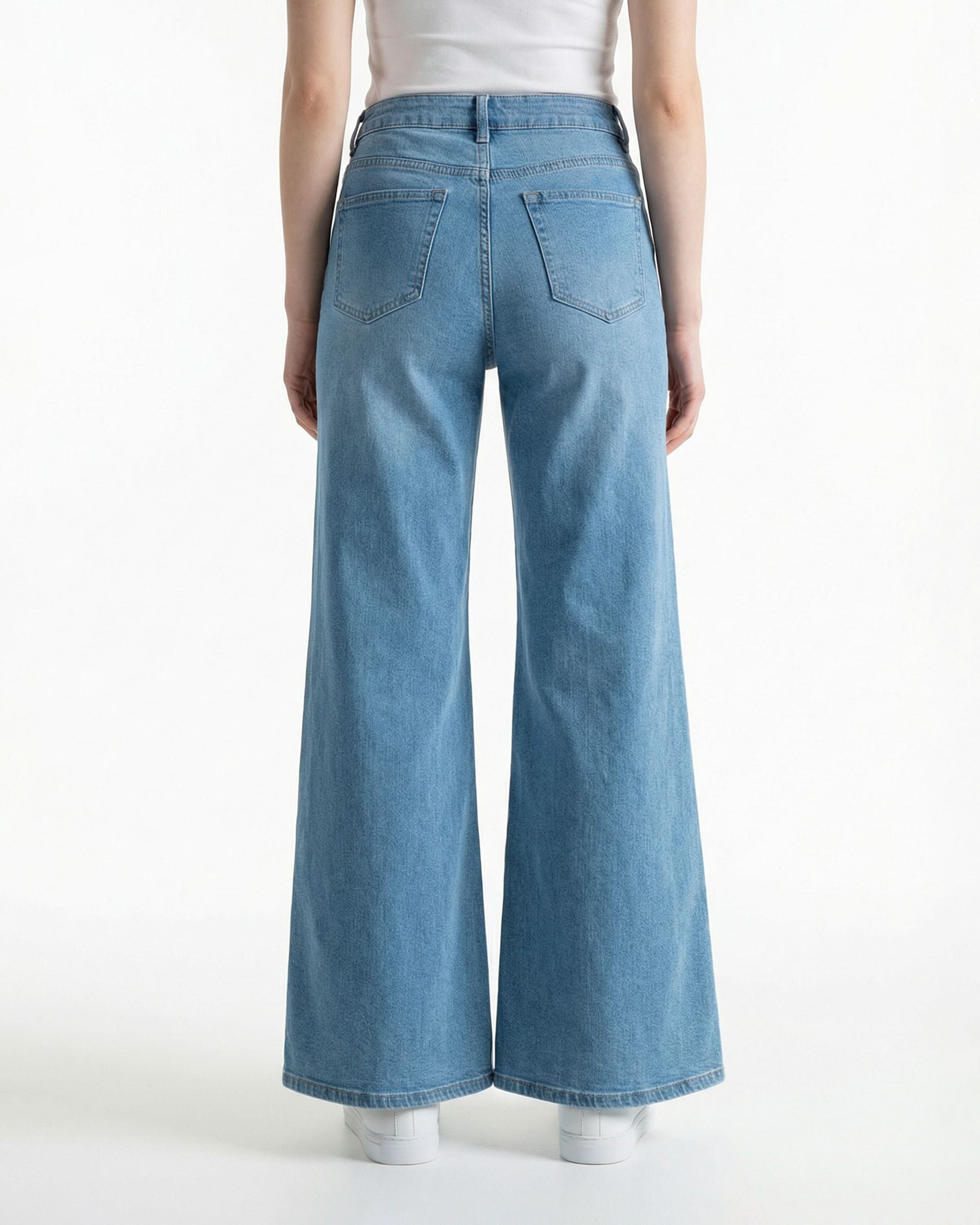 Women’s Flared Denim Pant, Women Pants & Tights, Chase Value, Chase Value