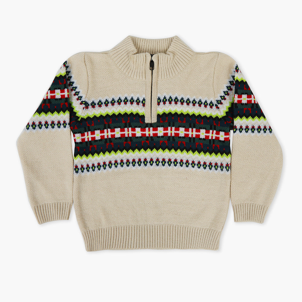 Eminent Boys Mock Neck Sweater - Fawn, Boys Sweaters, Eminent, Chase Value