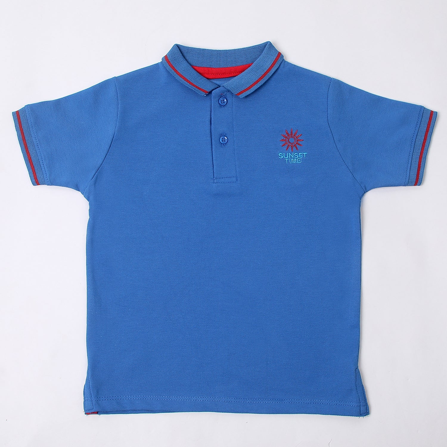 Eminent Boys Half Sleeves Polo T-Shirt - Olympian Blue, Boys T-Shirts, Eminent, Chase Value