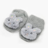 Newborn Fur Silicon Socks - Grey, Newborn Caps, Shoes & Socks, Chase Value, Chase Value