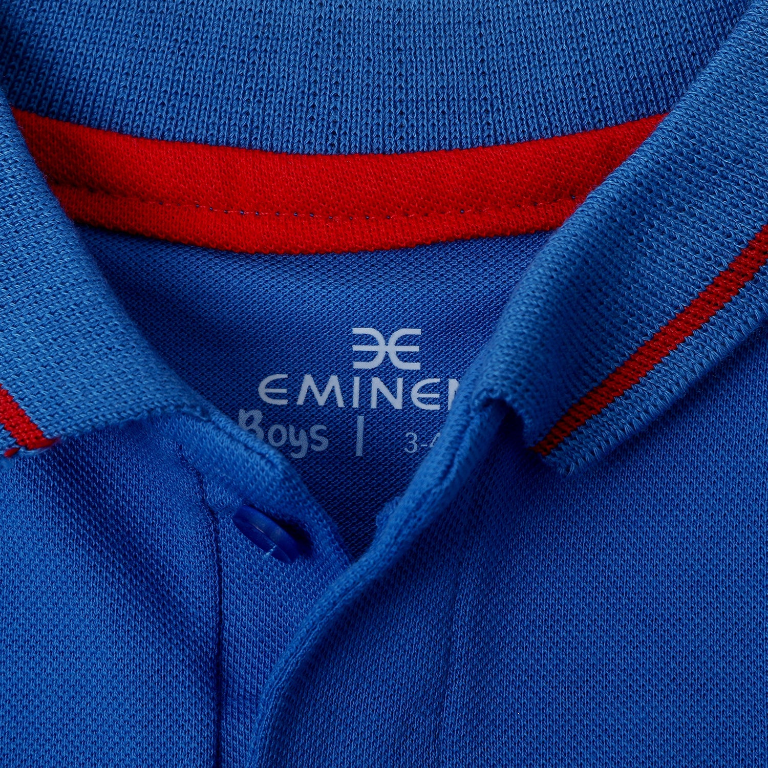 Eminent Boys Half Sleeves Polo T-Shirt - Olympian Blue, Boys T-Shirts, Eminent, Chase Value