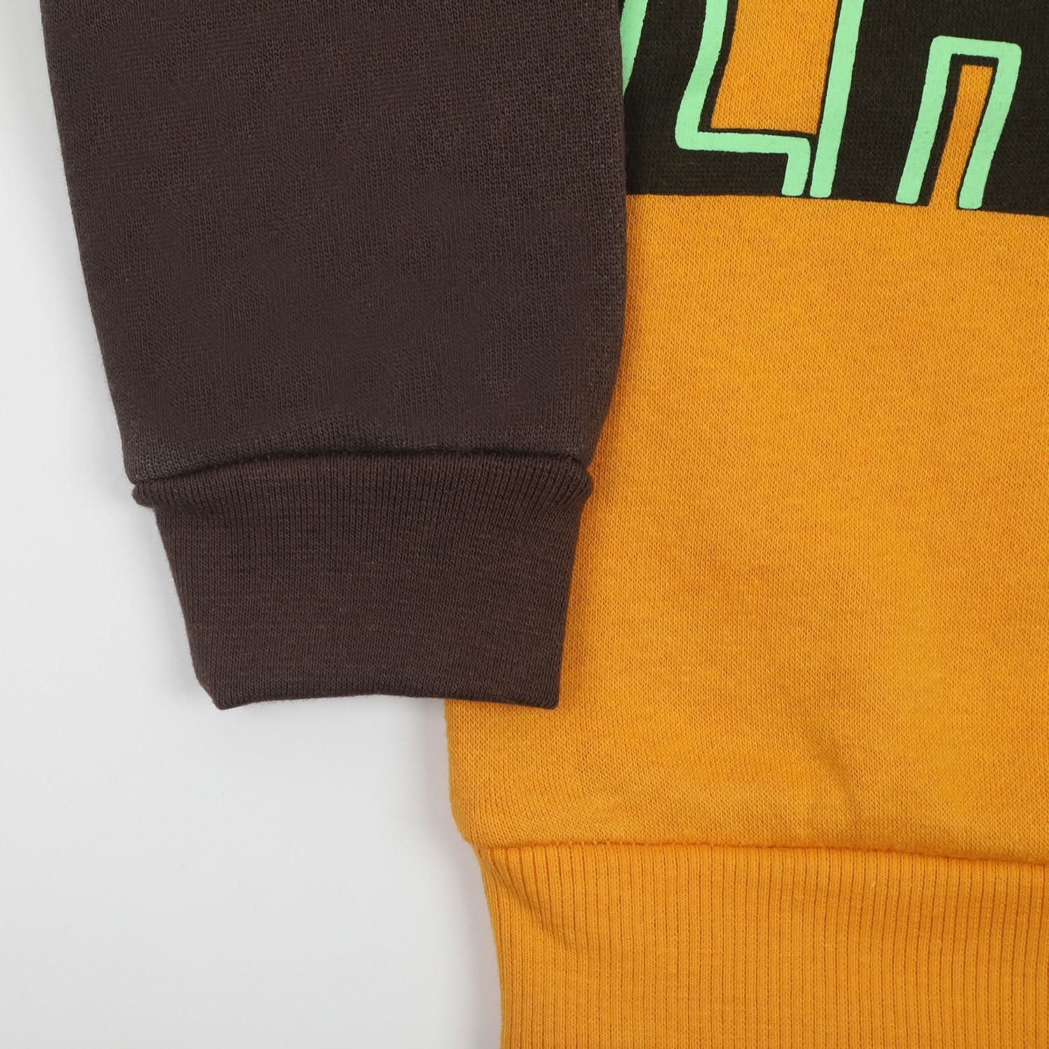 Boys Full Sleeves Round Neck Sweatshirt - Yellow, Boys Hoodies & Sweat Shirts, Chase Value, Chase Value