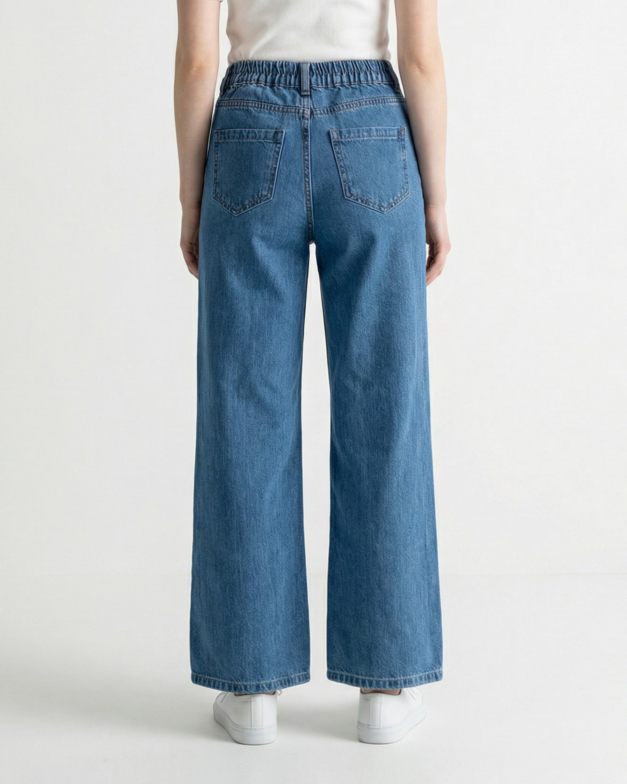 Women Wide Leg Denim Pant, Women Wide Leg Denim Pant Chase Value, Chase Value, Chase Value