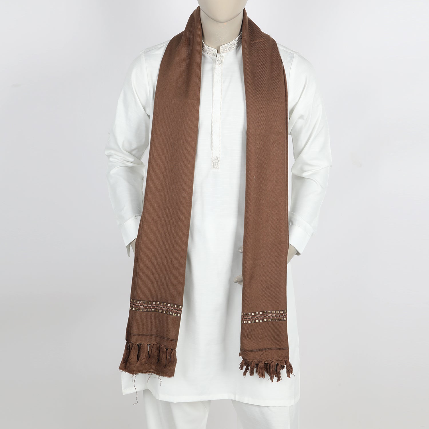 Men's Shawl - Brown, Men's Shawls & Mufflers, Chase Value, Chase Value