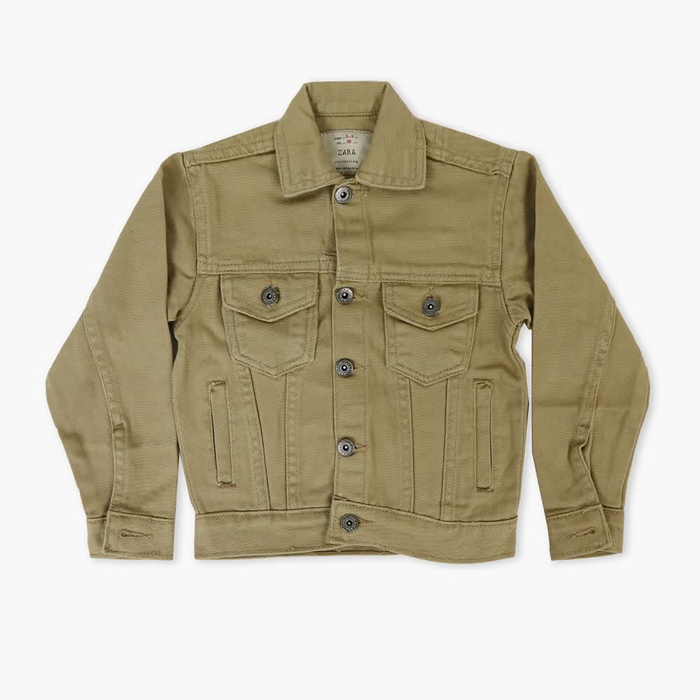Boys Cotton Jacket - Olive Green, Boys Jackets & Blazers, Chase Value, Chase Value