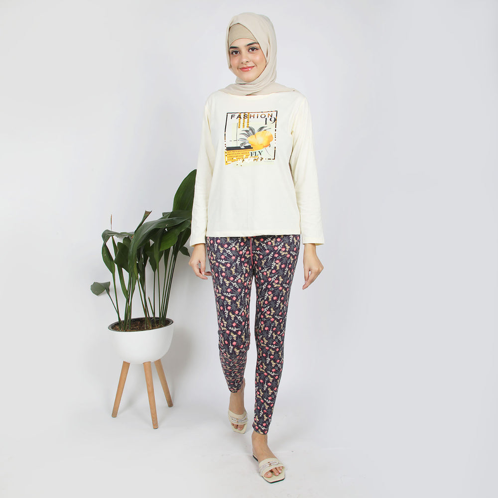 Women's Printed Tight - Purple, Women Pants & Tights, Chase Value, Chase Value