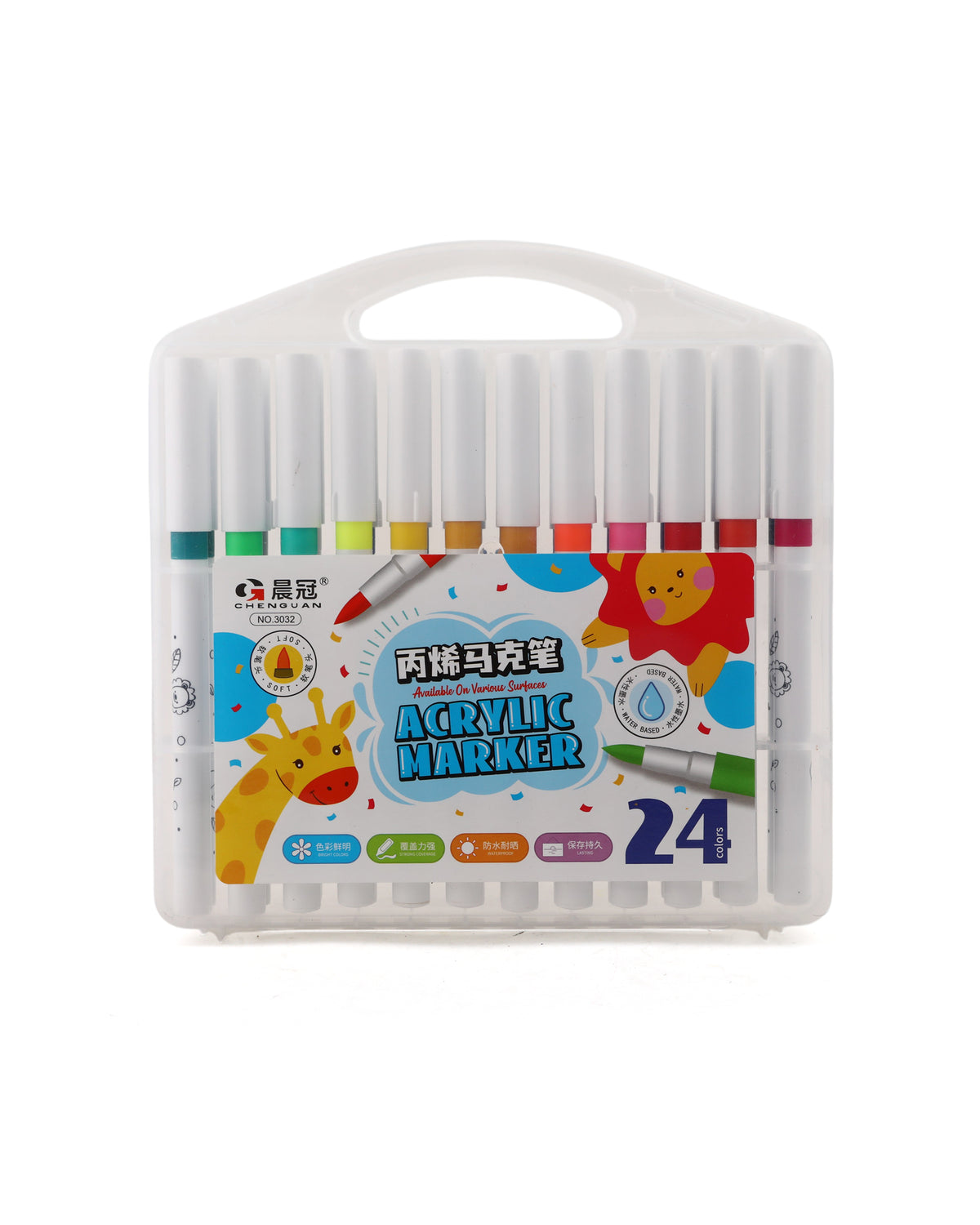 Acrylic Color Marker 24Pcs