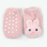 Newborn Fur Silicon Socks - Tea Pink, Newborn Caps, Shoes & Socks, Chase Value, Chase Value