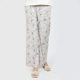 Women's Printed Trouser - Off White, Women Pants & Tights, Chase Value, Chase Value