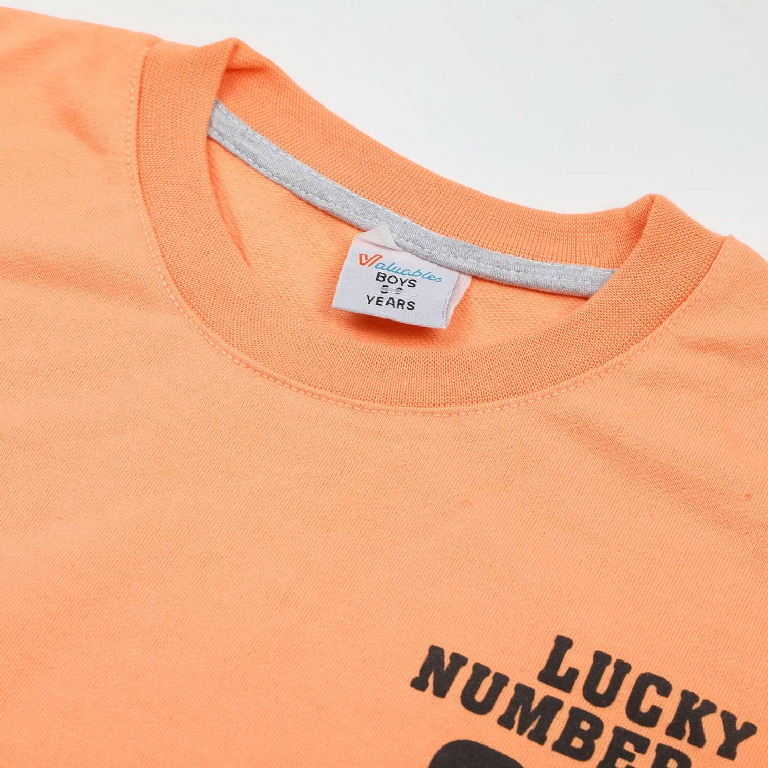 Boys Full Sleeve SweatShirt - Peach, Boys Hoodies & Sweat Shirts, Chase Value, Chase Value