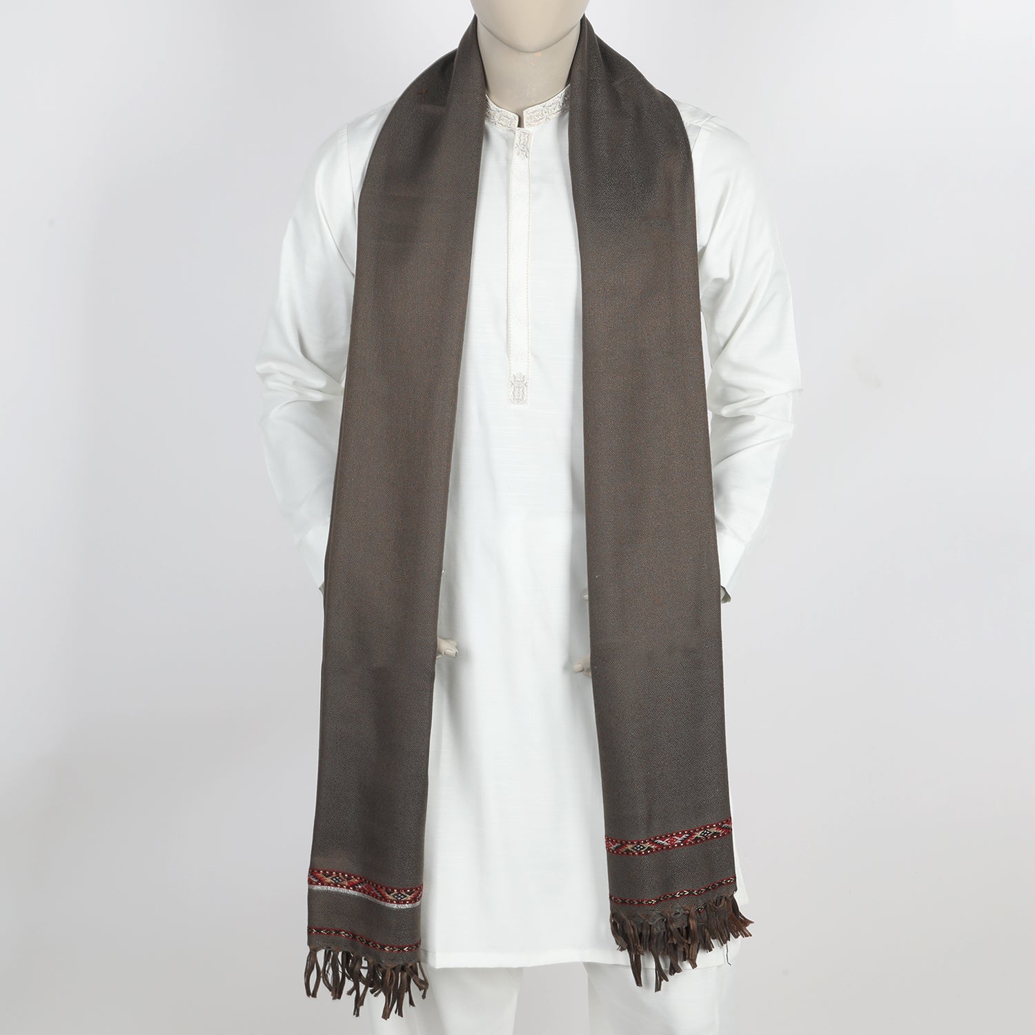 Men's Shawl - Brown, Men's Shawls & Mufflers, Chase Value, Chase Value