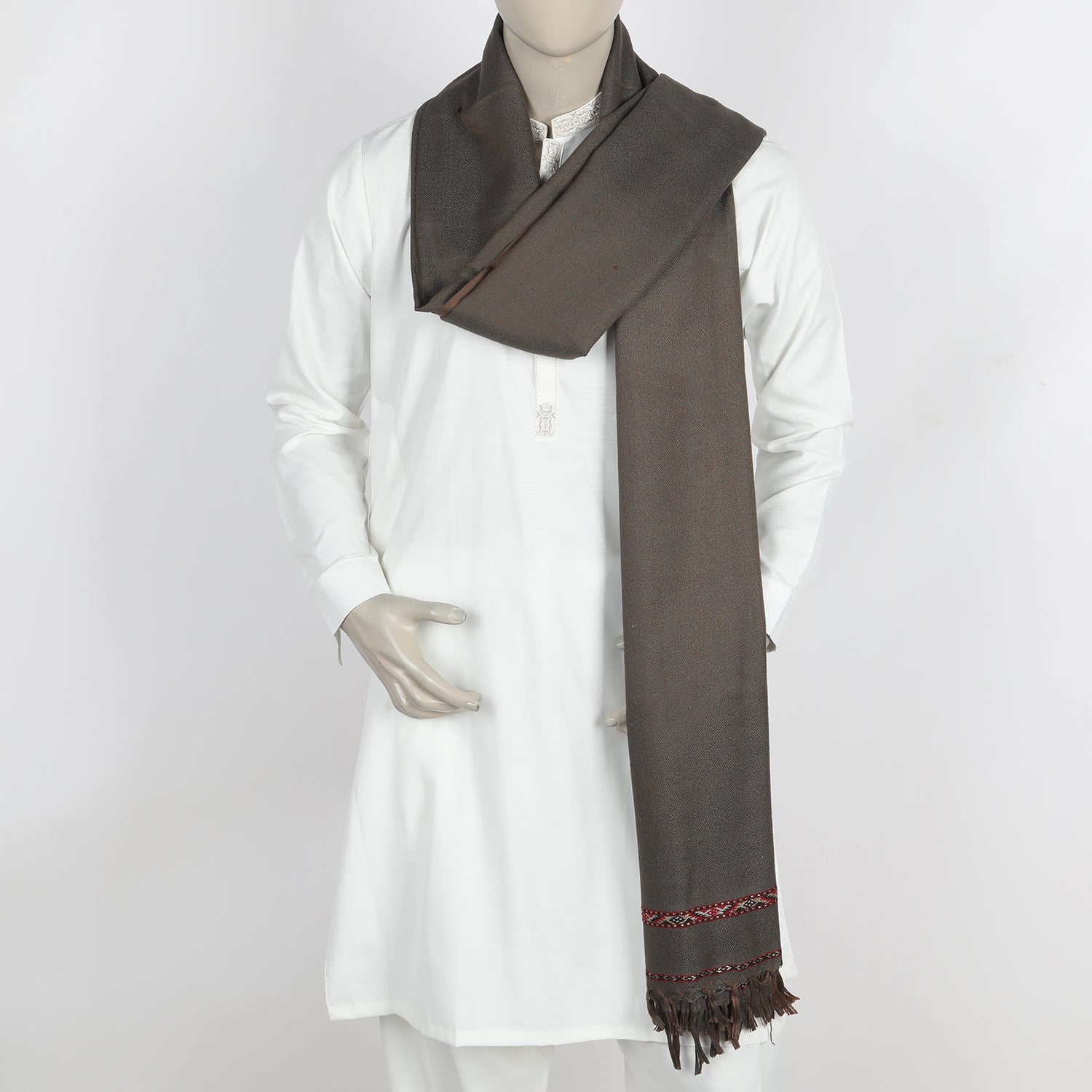 Men's Shawl - Brown, Men's Shawls & Mufflers, Chase Value, Chase Value