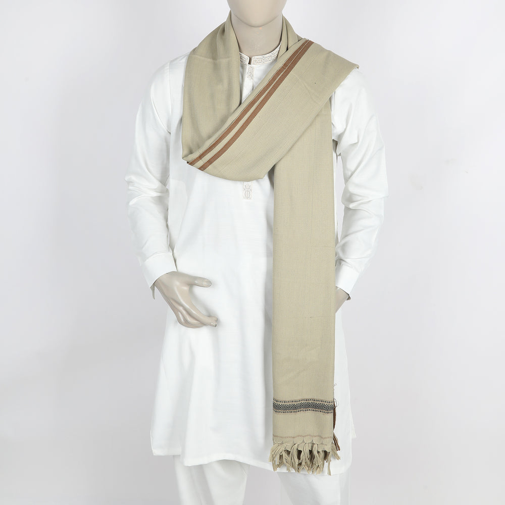 Men's Shawl - Dark Brown, Men's Shawls & Mufflers, Chase Value, Chase Value