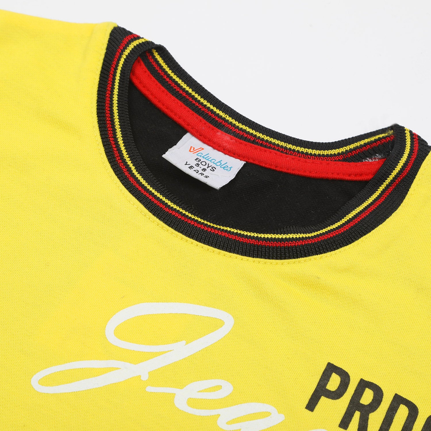 Boys Full Sleeve SweatShirt - Yellow, Boys Hoodies & Sweat Shirts, Chase Value, Chase Value