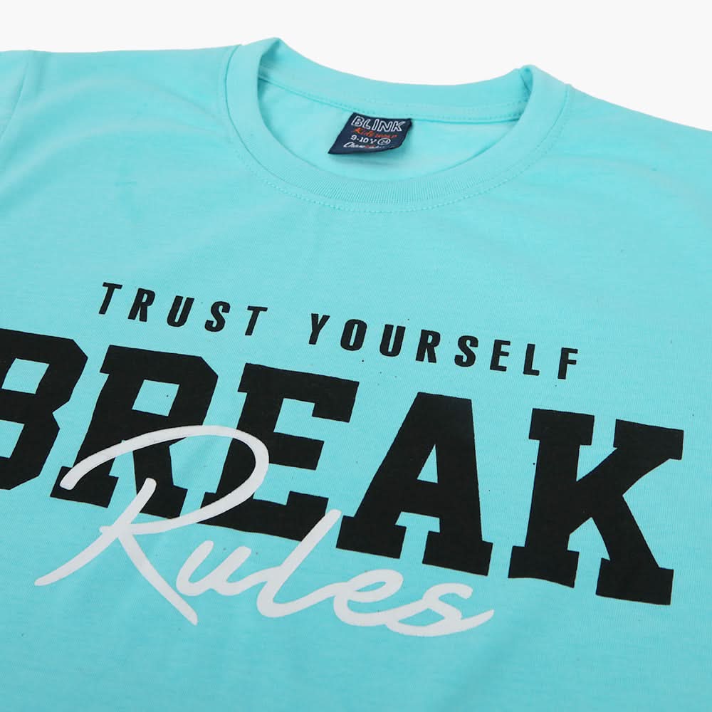 Boys T-Shirt - Sky Blue, Boys T-Shirts, Chase Value, Chase Value