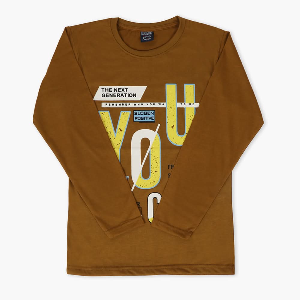 Boys T-Shirt - Brown, Boys T-Shirts, Chase Value, Chase Value