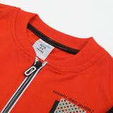 Boys Full Sleeves 3pcs Suit - Orange, Boys Sets & Suits, Chase Value, Chase Value