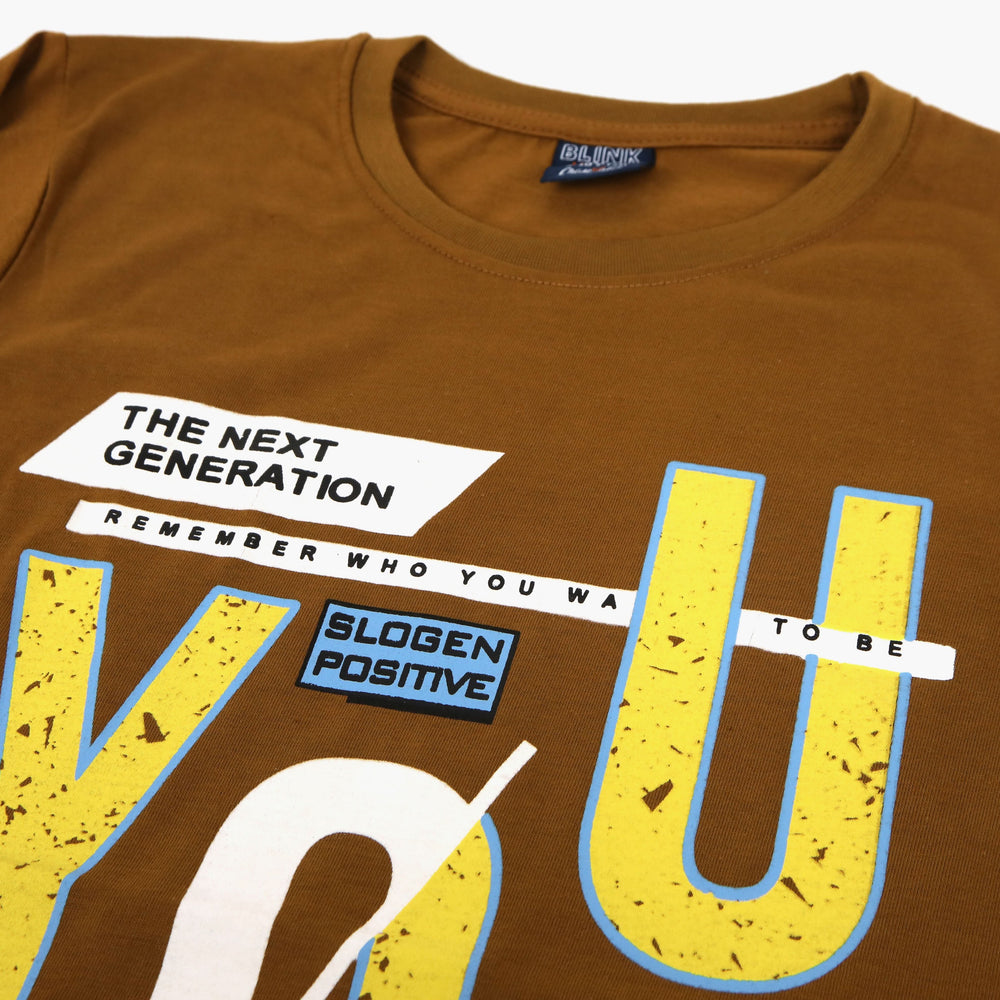 Boys T-Shirt - Brown, Boys T-Shirts, Chase Value, Chase Value